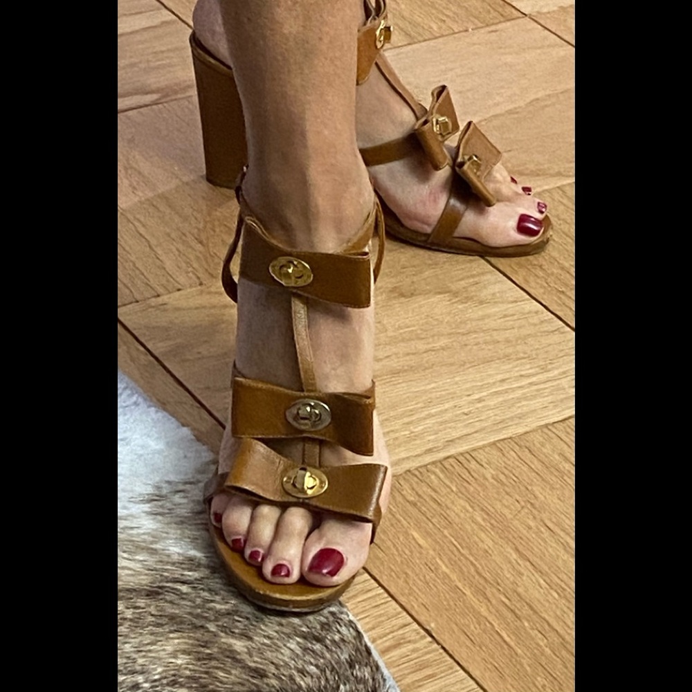 Viktor & Rolf shoes sandals Hermes Kelly style . Size 41. Hermes perfume